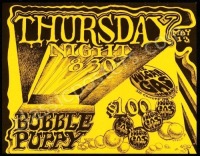 Elusive Bubble Puppy Handbill