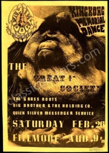Very Rare Signed Original FD-2 King Kong Poster