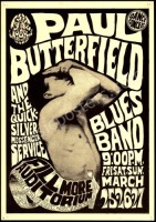 Beautiful Original FD-3 Paul Butterfield Poster