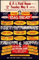 Rare 1958 Big Beat Alan Freed Handbill