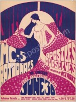 Very Rare Jefferson Airplane Ford Auditorium Poster