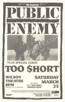 Public Enemy Wilson Theater Poster