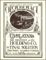 Very Nice AOR 2.130 Grope for Peace Handbill