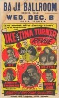 Scarce Ike & Tina Turner Denver Poster