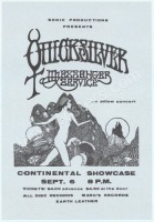 Quicksilver Messenger Service Houston Handbill