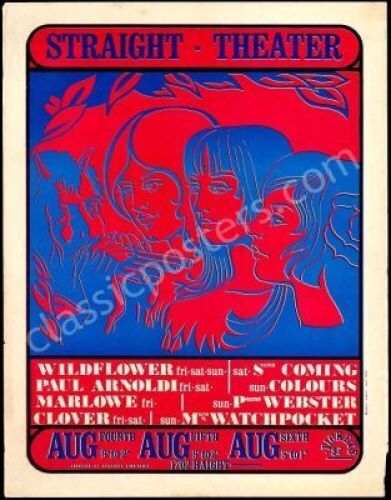 Straight Theater Poster Featuring Wildflower