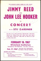 Rare Jimmy Reed and John Lee Hooker Poster