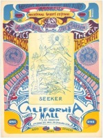 Scarce California Hall Poster