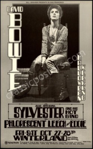 David Bowie Winterland Poster