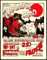 Scarce AOR 4.57 Grateful Dead Handbill