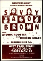 Savoy Brown West Palm Beach Poster