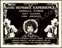 Popular Jimi Hendrix Seattle Handbill
