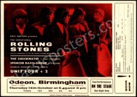 Superb Rolling Stones Birmingham Handbill