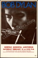 Superb 1966 Bob Dylan Norfolk Handbill