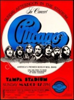 Very Nice Chicago Tampa Stadium Poster