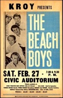 1965 Beach Boys Sacramento Poster