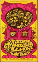Gorgeous Band-Signed BG-67 The Doors Poster