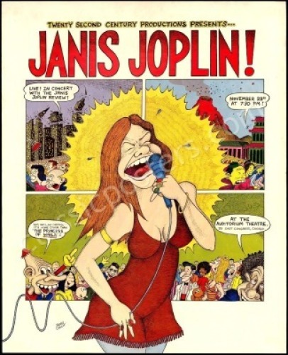 Killer 1969 Janis Joplin Chicago Poster