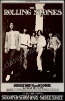Rare Original BG-201 Rolling Stones Poster