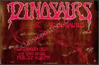 Band-Signed Dinosaurs Poster