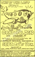1973 Grateful Dead Last Stop Poster