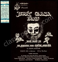 1983 Jerry Garcia Band Handbill and Ticket