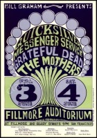 Four Early Fillmore Reprint Posters
