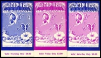 Two Fillmore Ticket Sets by Lee Conklin