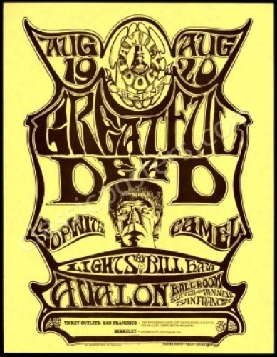 Popular FD-22 Grateful Dead Handbill