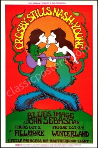 BG-194 Crosby, Stills, Nash & Young Poster