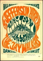 Very Nice Original BG-5 Jefferson Airplane Poster