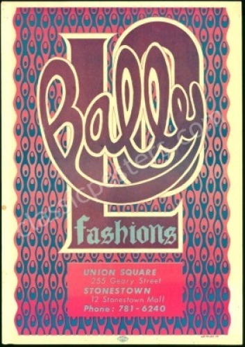 Attractive Bally Fashions Poster