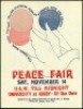 Nice 1970 Houston Peace Fair Handbill