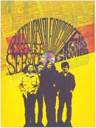 Scarce Uncut Quicksilver Messenger Service Kaleidoscope Poster