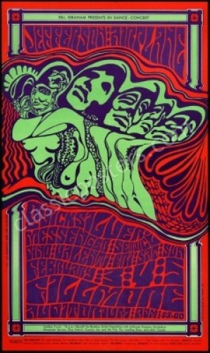 Near Mint BG-48 Jefferson Airplane Poster