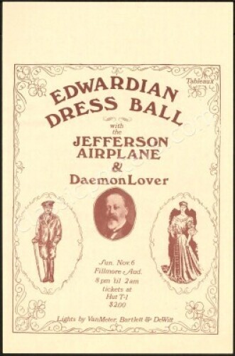 AOR 2.81 Edwardian Ball Alternate Handbill