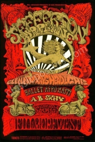 Interesting BG-142 Jefferson Airplane Poster