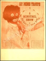 Scarce San Francisco Mime Troupe Blank Poster