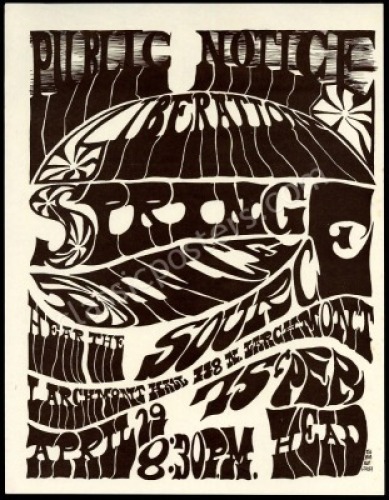 A Second Spring Dance Handbill