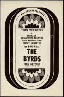 Scarce The Byrds Berkeley Community Theatre Handbill