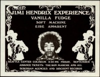 Popular Jimi Hendrix Seattle Handbill