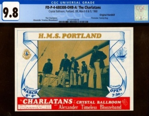 Beautiful The Charlatans Portland Family Dog Handbill