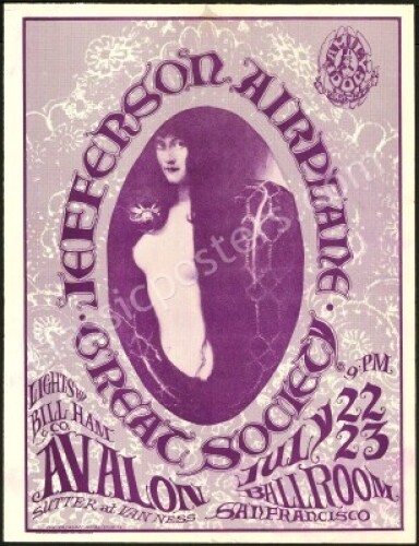 FD-17 Jefferson Airplane Handbill