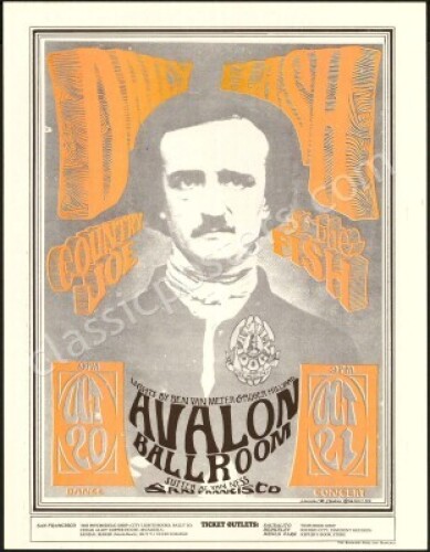 Scarce FD-31 Edgar Allen Poe Handbill