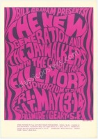 Very Nice Original BG-6 The Fillmore Poster