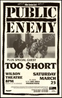 Public Enemy Wilson Theater Poster
