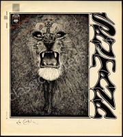 Signed Santana Album Cover Slick