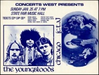 Scarce Dallas The Youngbloods Handbill