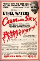 Rare 1941 Ethel Waters Cabin in the Sky Handbill