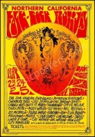 Beautiful Northern California Folk Rock Festival Poster